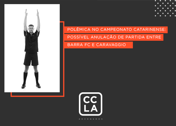 No confronto entre Barra FC e Caravaggio pelo Campeonato Catarinense, uma decisão controversa da arbitragem, que anulou um gol após o apito final, gerando debates sobre a possibilidade de anulação da partida por "erro de direito".